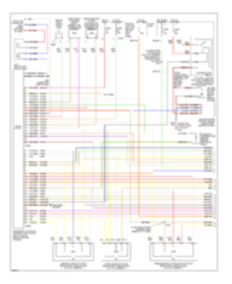 Automatic A C Wiring Diagram 1 of 2 for Lincoln LS 2003