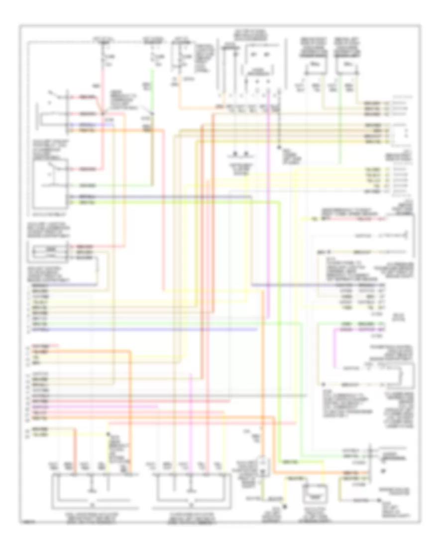 Automatic A C Wiring Diagram 2 of 2 for Lincoln LS 2003