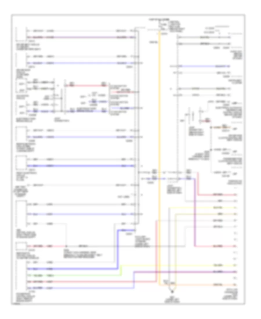 Computer Data Lines Wiring Diagram for Lincoln LS 2003