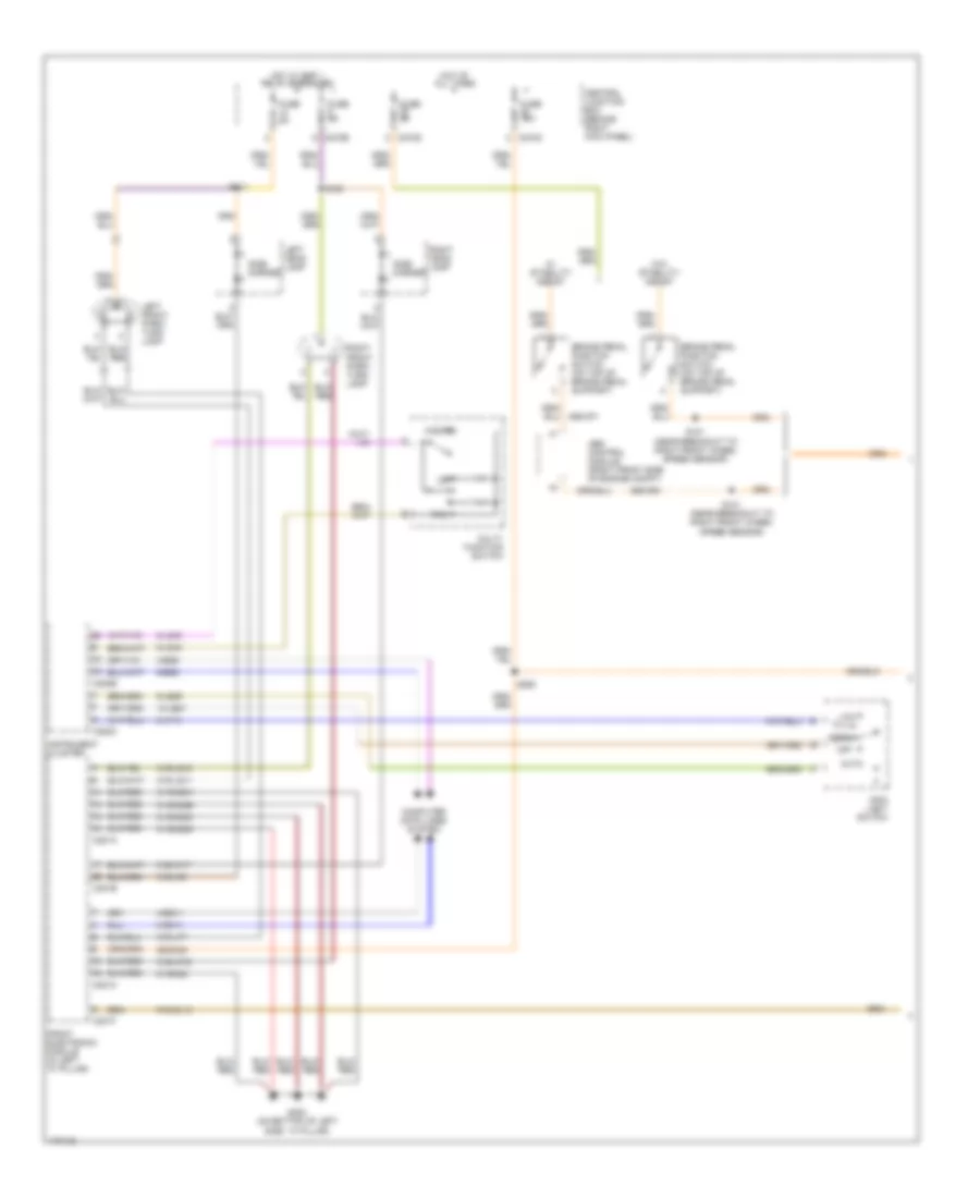 Exterior Lamps Wiring Diagram (1 of 2) for Lincoln LS 2003