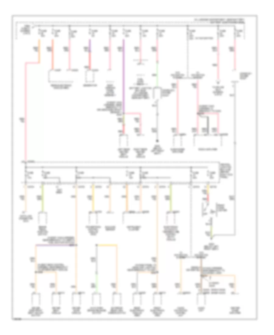 Power Distribution Wiring Diagram (3 of 5) for Lincoln LS 2003