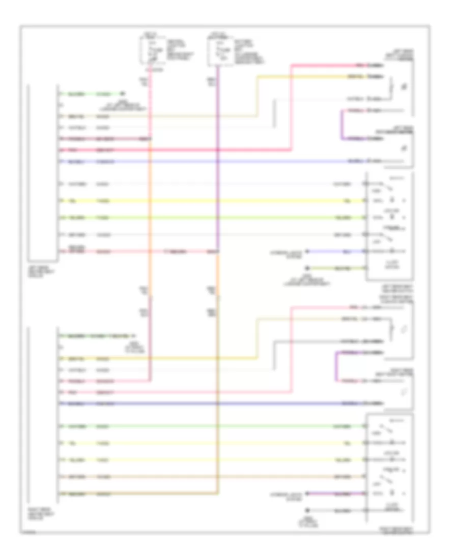 Rear Heated Seats Wiring Diagram for Lincoln LS 2003