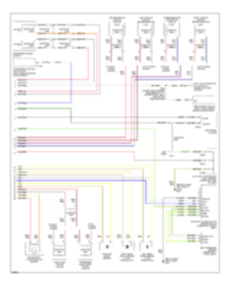 Supplemental Restraints Wiring Diagram (2 of 2) for Lincoln LS 2003