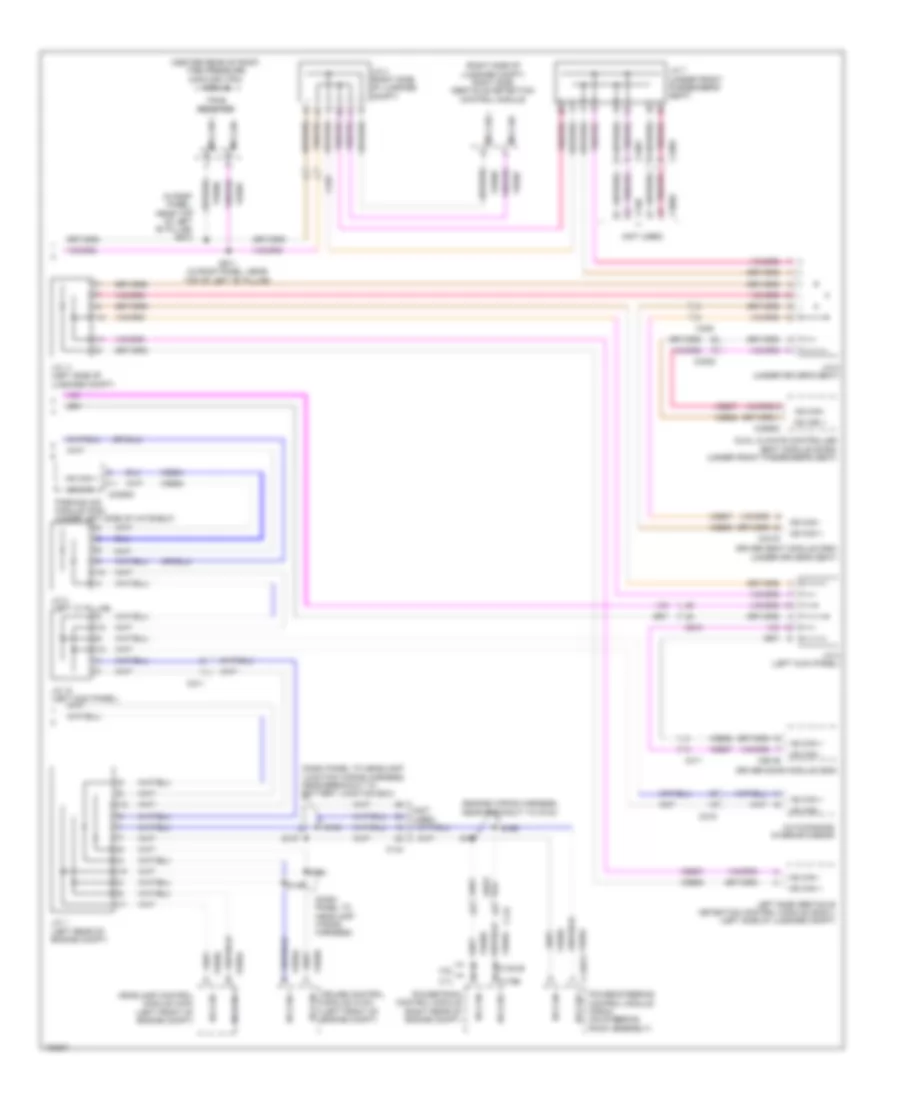 Computer Data Lines Wiring Diagram 3 of 3 for Lincoln MKS 2014