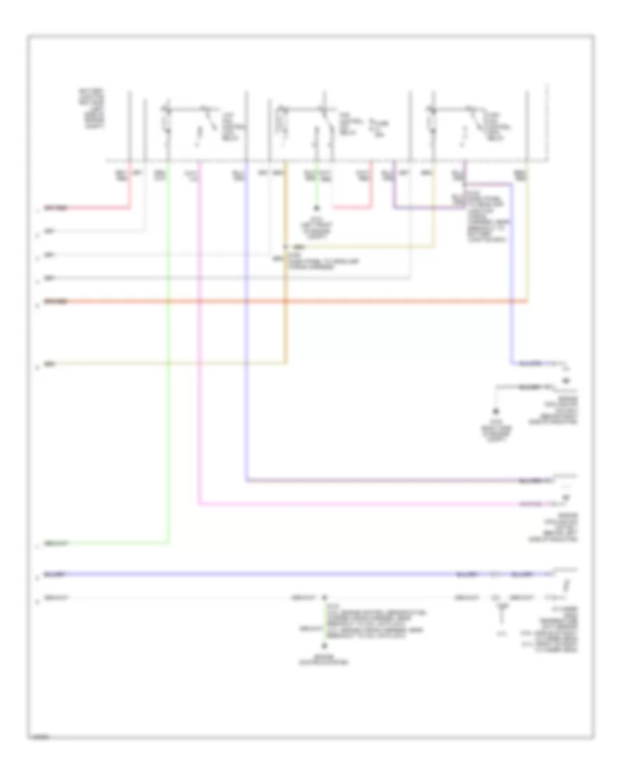 Cooling Fan Wiring Diagram 2 of 2 for Lincoln MKS 2014