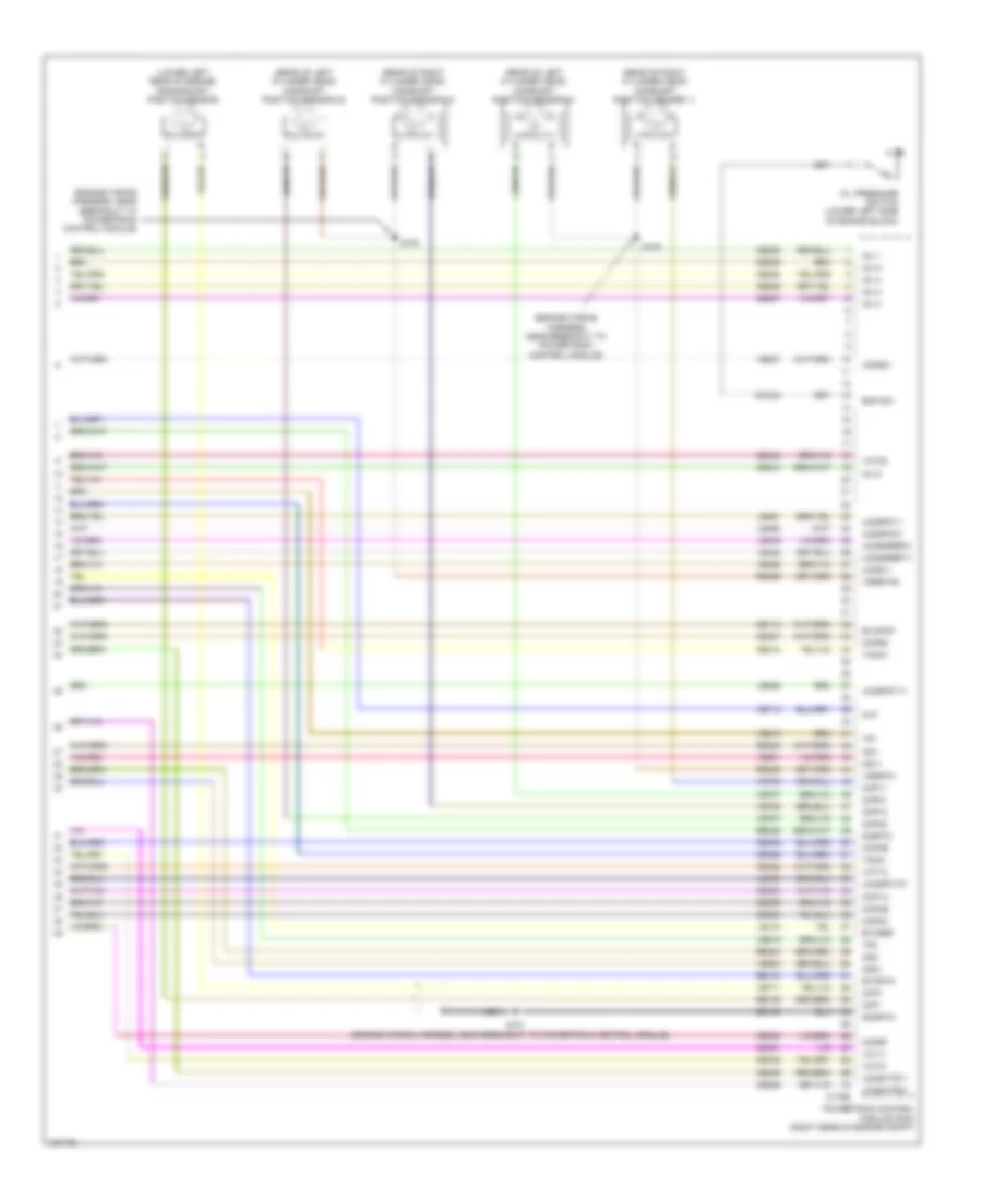 3.7L, Engine Performance Wiring Diagram (6 of 6) for Lincoln MKS 2014