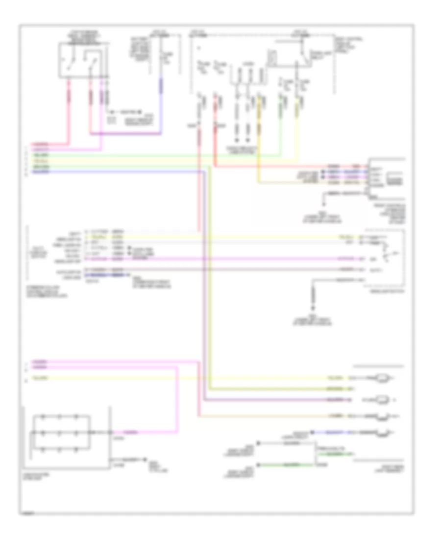 Exterior Lamps Wiring Diagram (2 of 2) for Lincoln MKS 2014