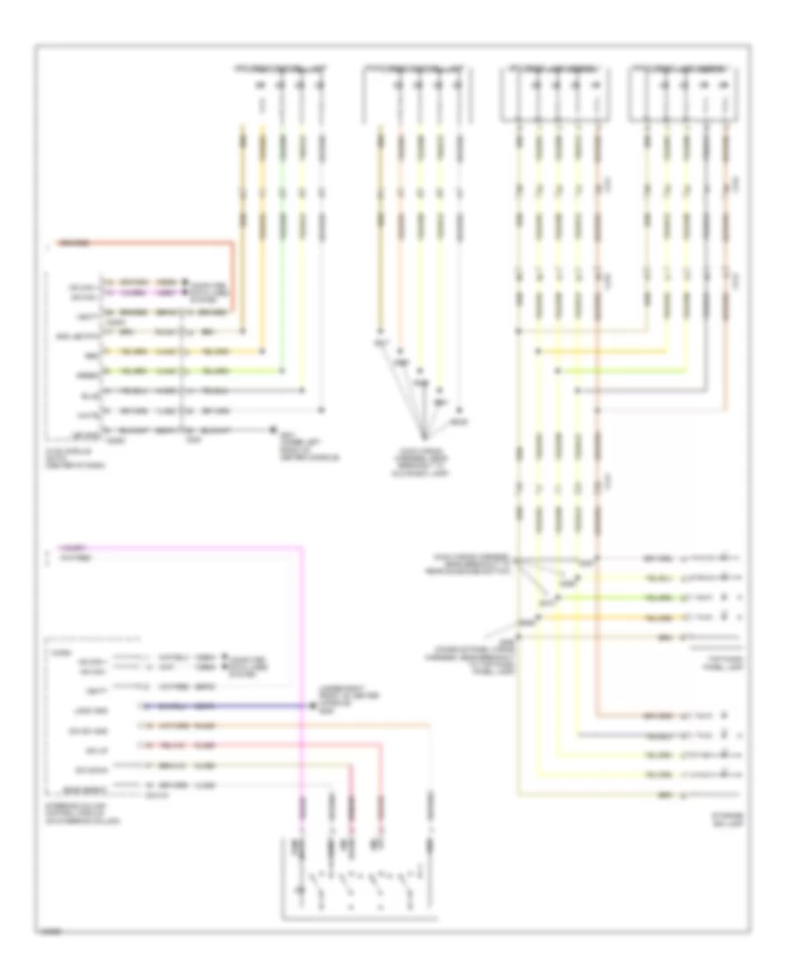 Courtesy Lamps Wiring Diagram (2 of 2) for Lincoln MKS 2014