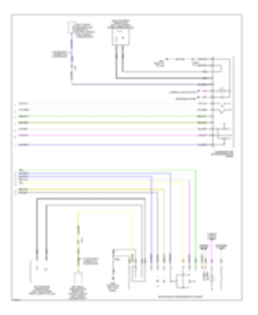 Memory Mirrors Wiring Diagram (2 of 2) for Lincoln MKS 2014
