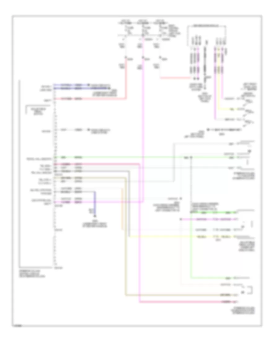Steering Column Memory Wiring Diagram for Lincoln MKS 2014
