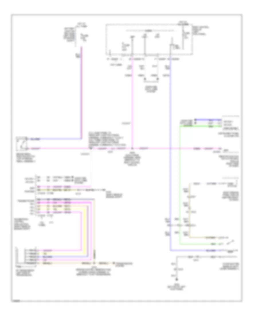 Shift Interlock Wiring Diagram for Lincoln MKS 2014