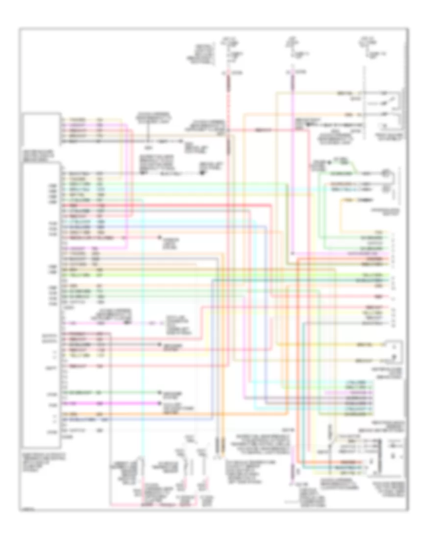 Automatic A C Wiring Diagram 1 of 2 for Lincoln Navigator 2003