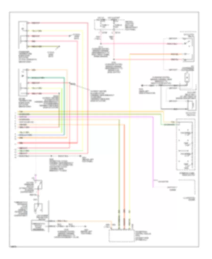 Automatic A C Wiring Diagram 2 of 2 for Lincoln Navigator 2003