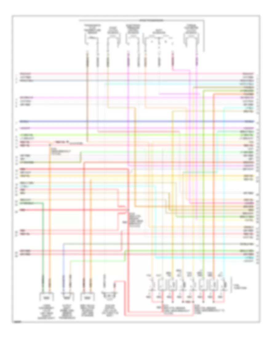 5.4L, Engine Performance Wiring Diagram (3 of 4) for Lincoln Navigator 2003