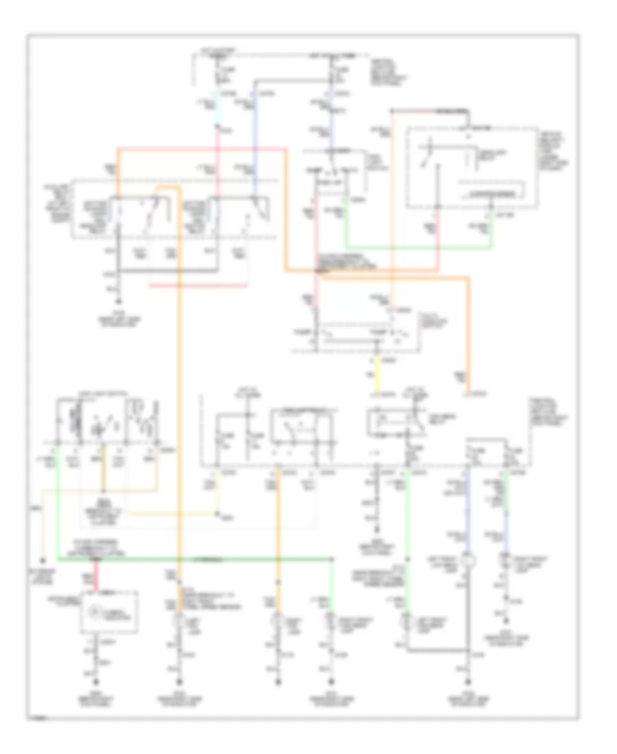 Headlights Wiring Diagram with DRL for Lincoln Navigator 2003