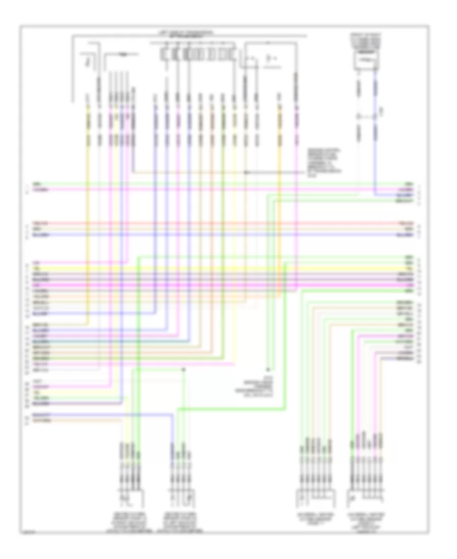 3.7L, Engine Performance Wiring Diagram (4 of 6) for Lincoln MKS EcoBoost 2014