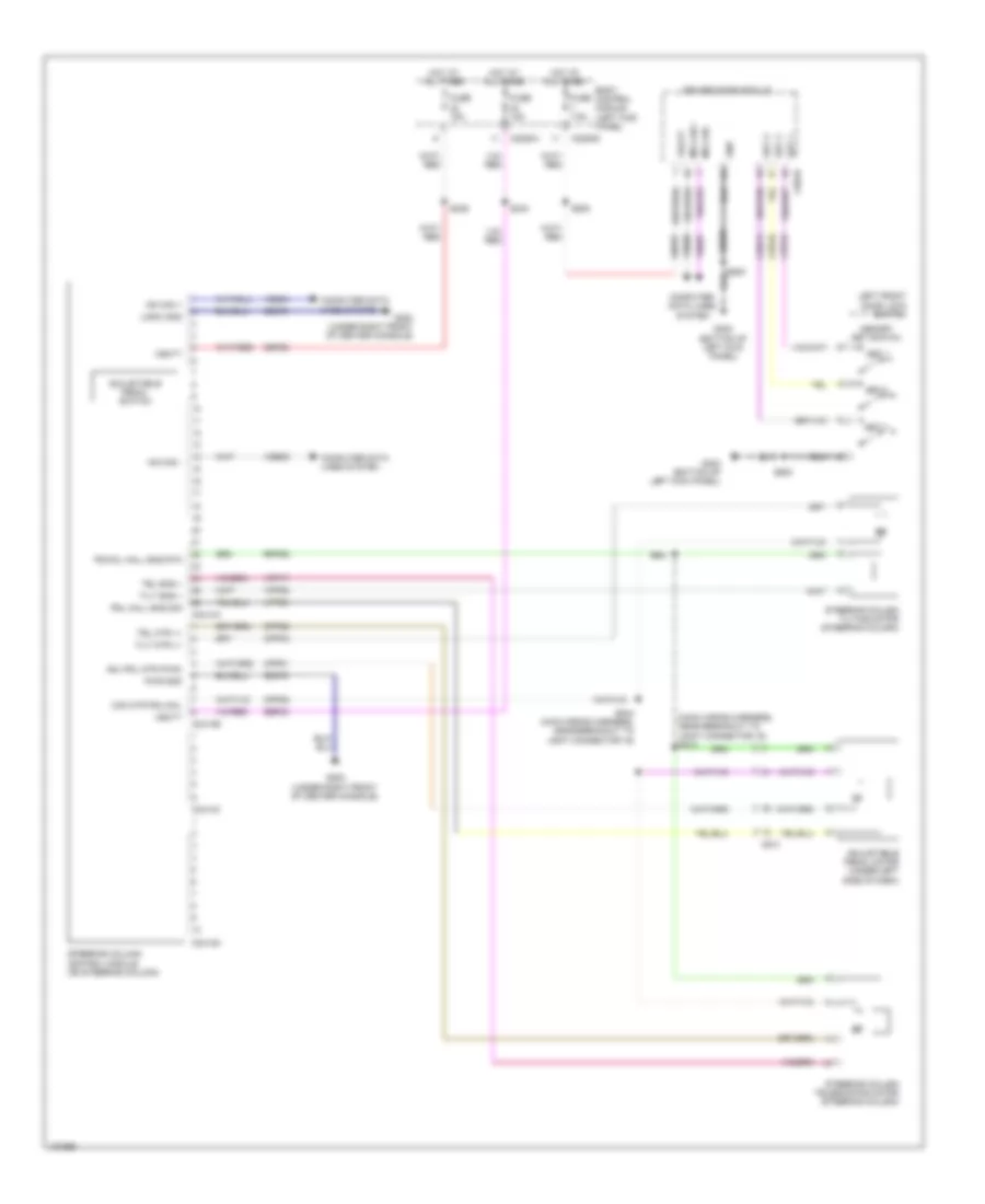 Steering Column Memory Wiring Diagram for Lincoln MKS EcoBoost 2014