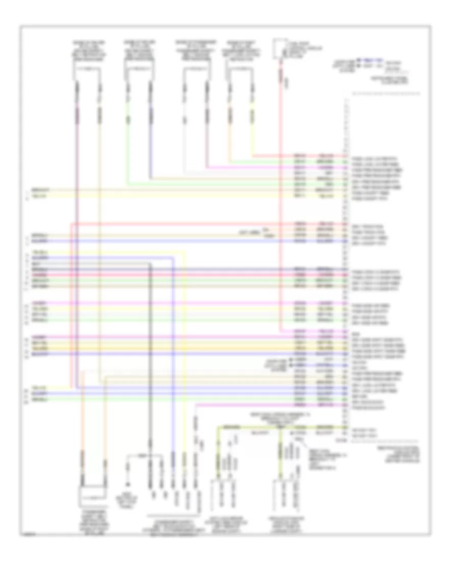 Supplemental Restraints Wiring Diagram (3 of 3) for Lincoln MKS EcoBoost 2014
