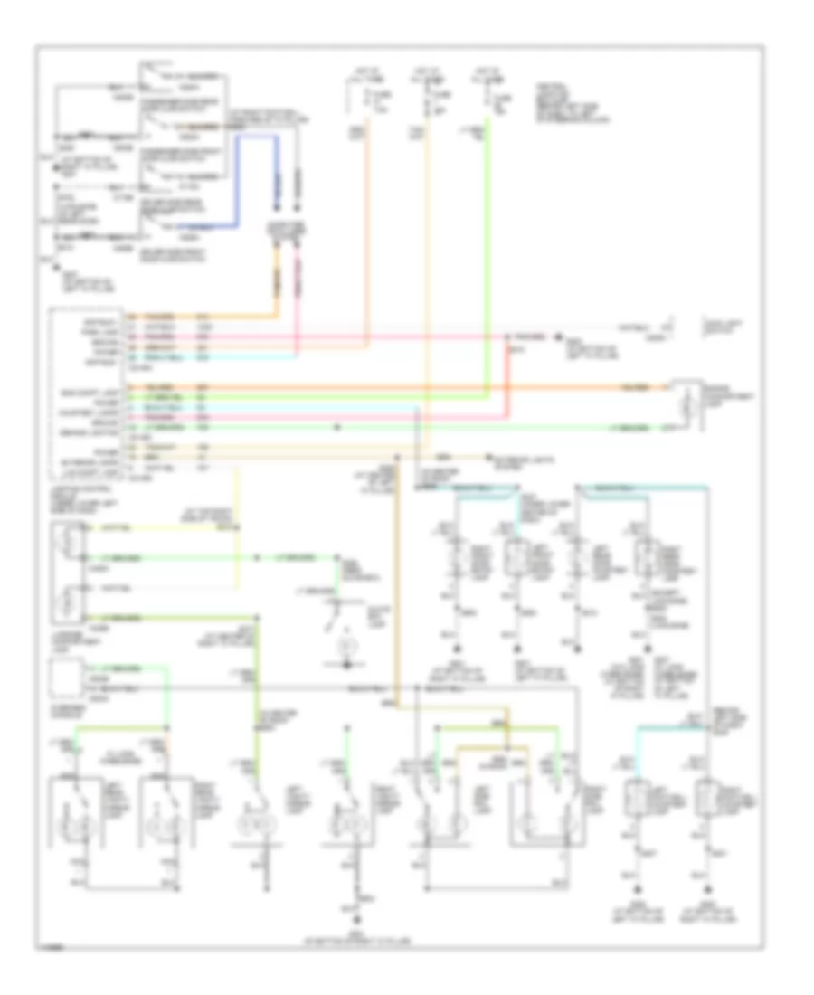 Courtesy Lamps Wiring Diagram for Lincoln Town Car Cartier 2003