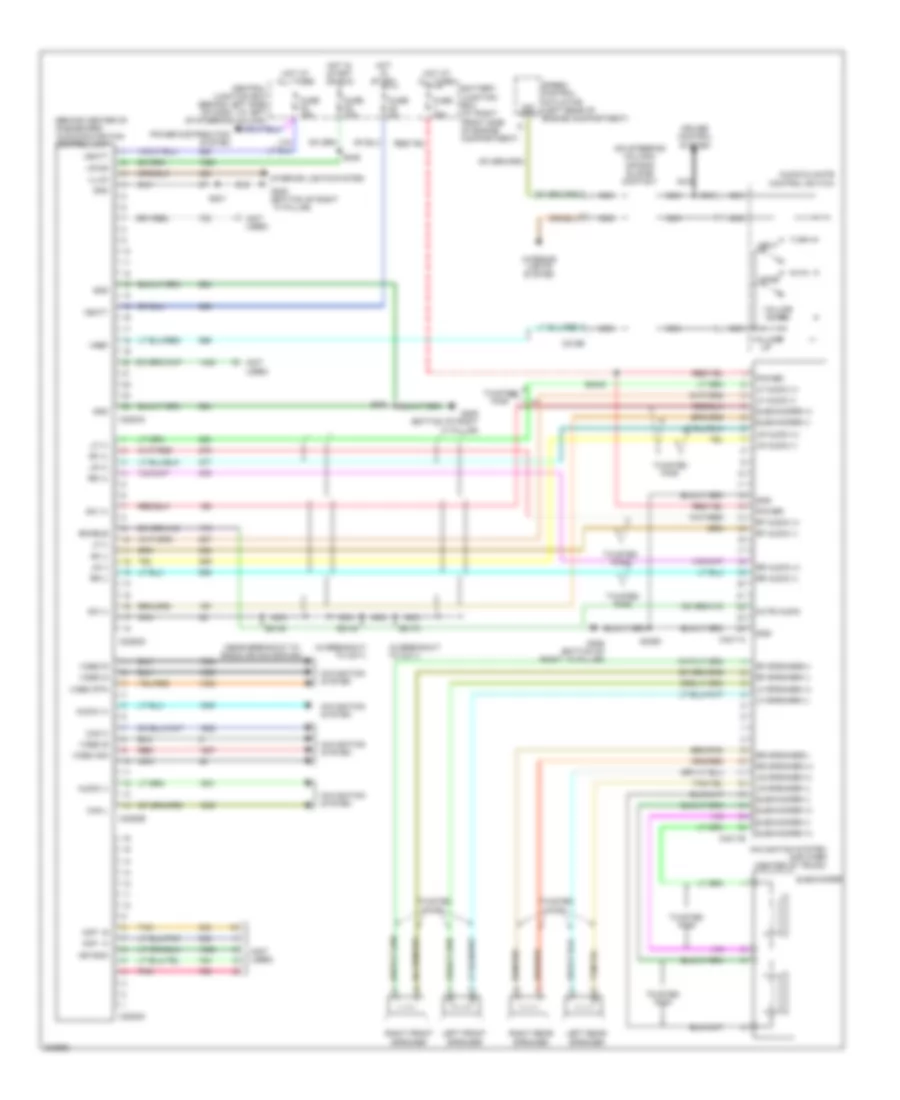 Radio Wiring Diagram with Navigation for Lincoln Town Car Cartier 2003