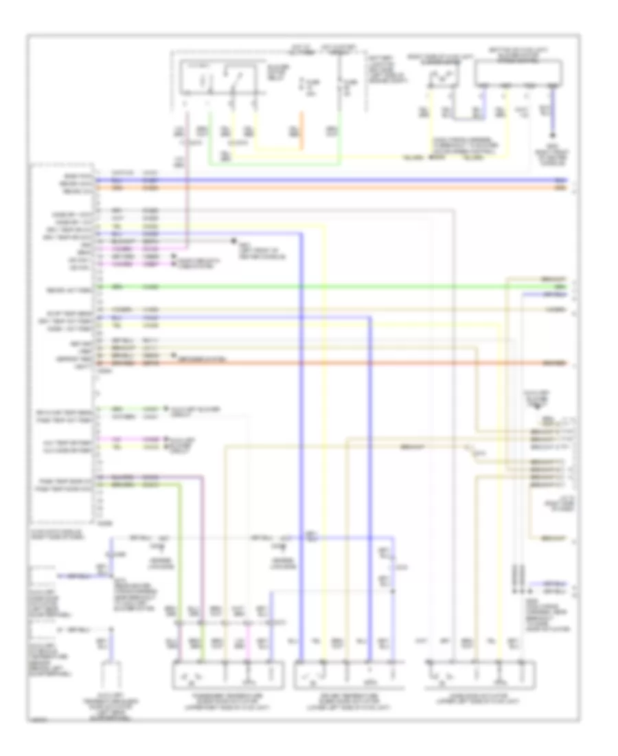 Automatic AC Wiring Diagram (1 of 4) for Lincoln MKT 2014