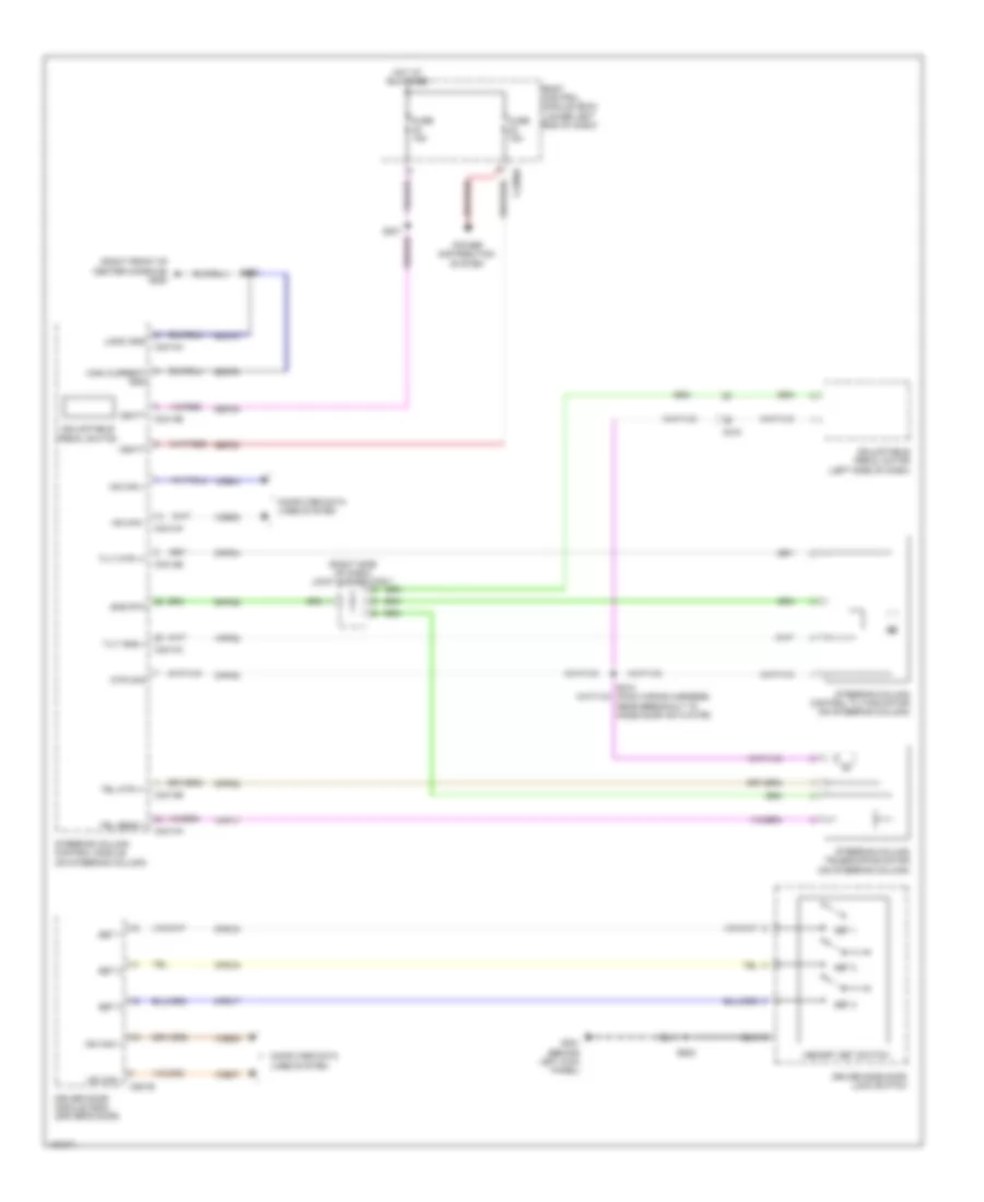 Steering Column Memory Wiring Diagram for Lincoln MKT 2014