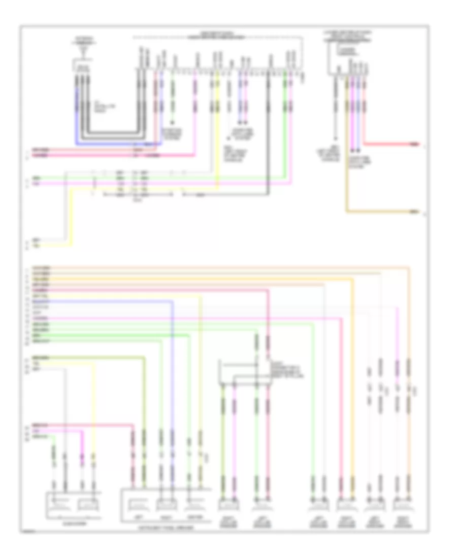Radio Wiring Diagram with THX 2 of 3 for Lincoln MKT 2014