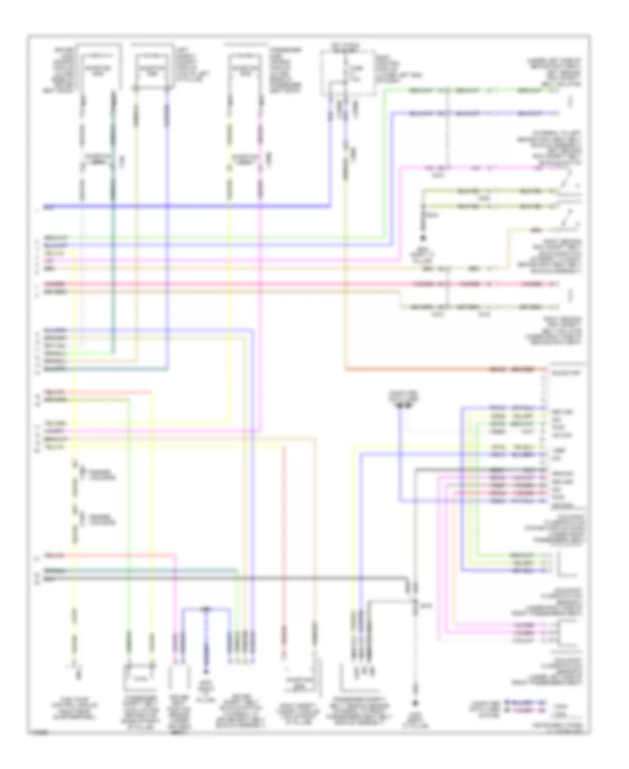 Supplemental Restraints Wiring Diagram 2 of 2 for Lincoln MKT 2014