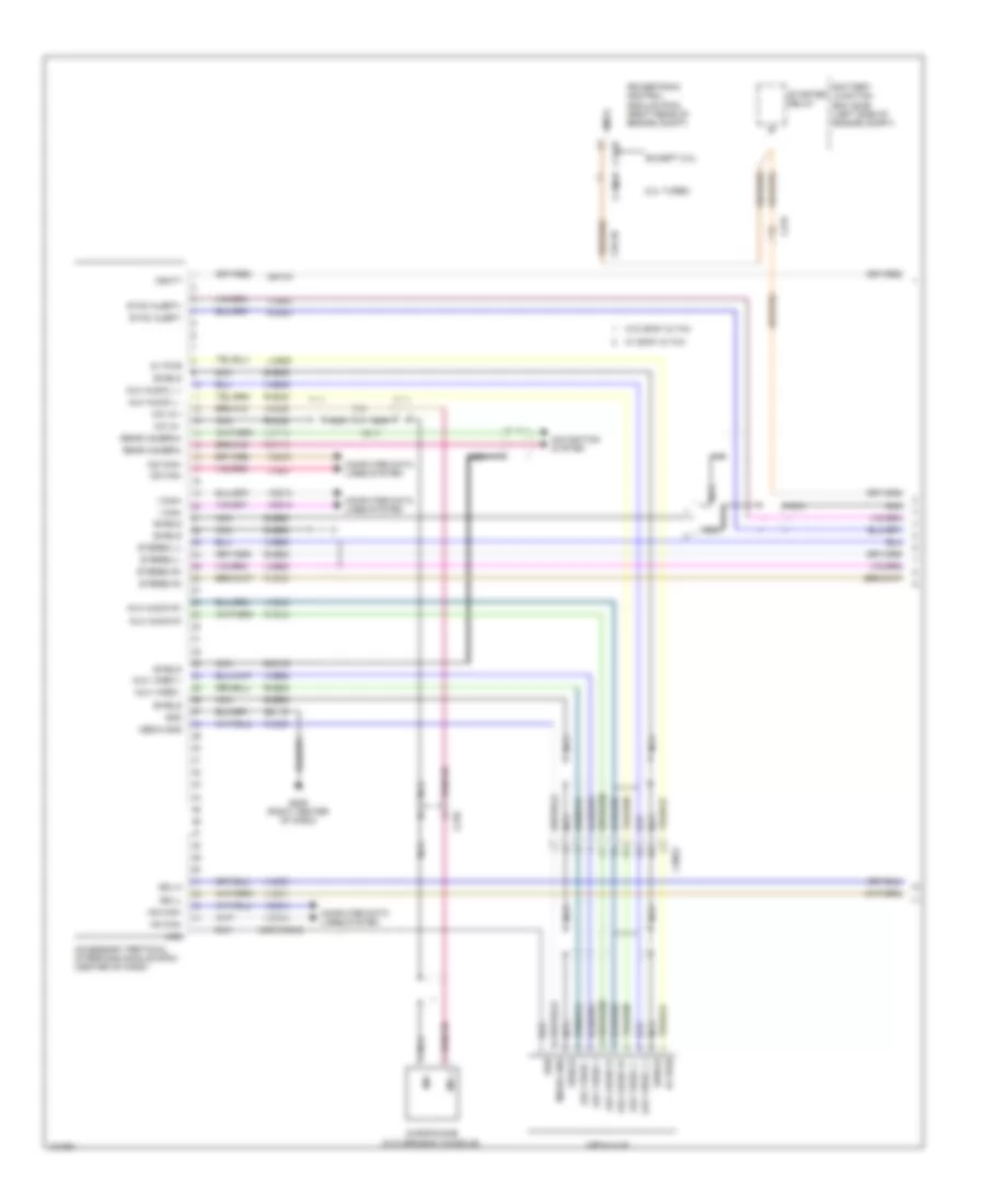 SYNC Radio Wiring Diagram, with SYNC GEN 2 (1 of 2) for Lincoln MKX 2014