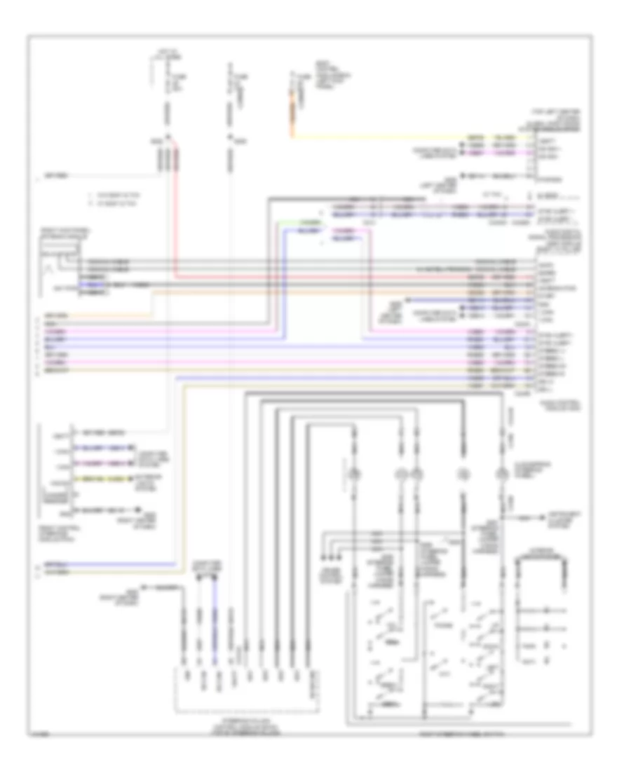 SYNC Radio Wiring Diagram, with SYNC GEN 2 (2 of 2) for Lincoln MKX 2014