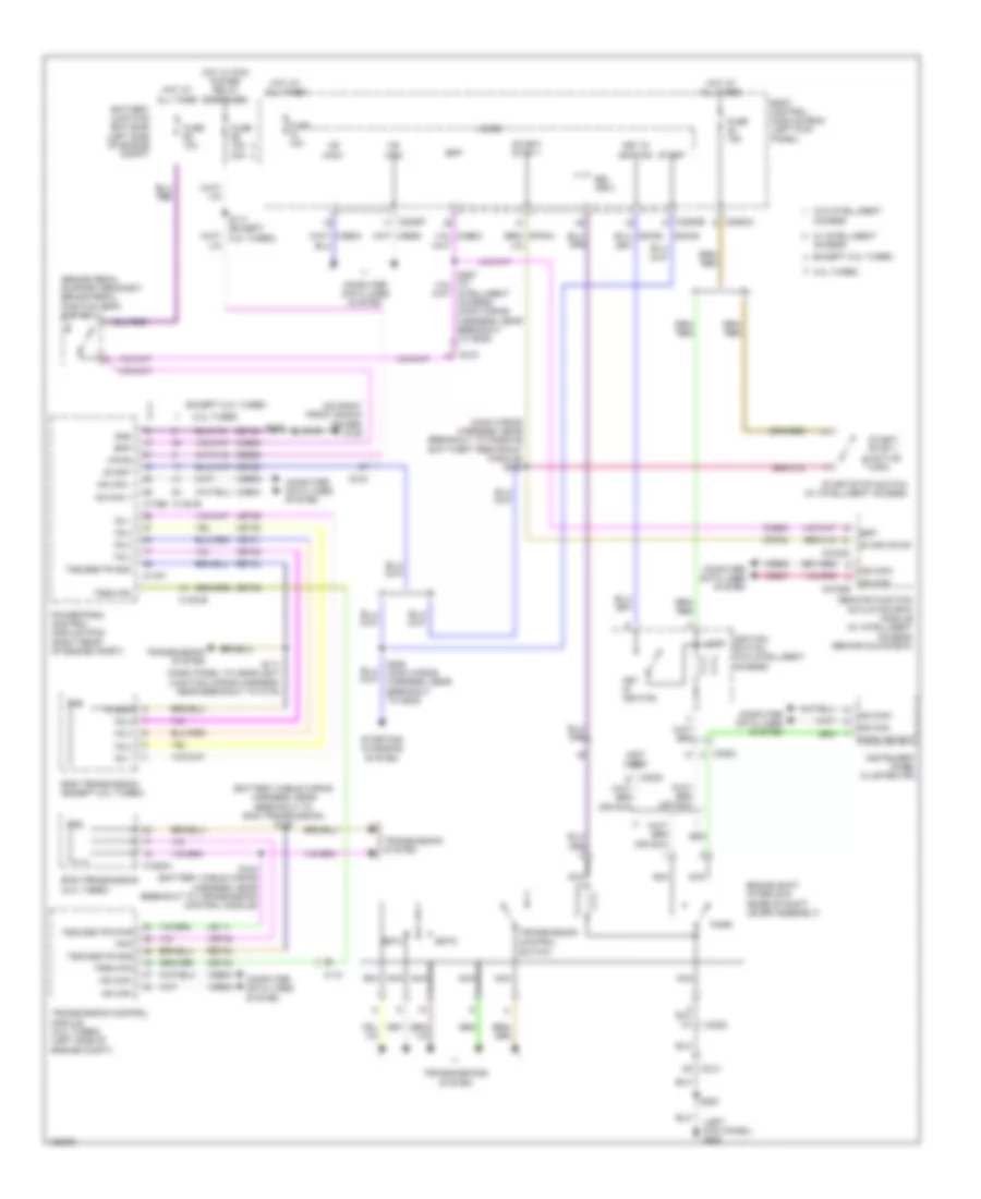 Shift Interlock Wiring Diagram for Lincoln MKX 2014
