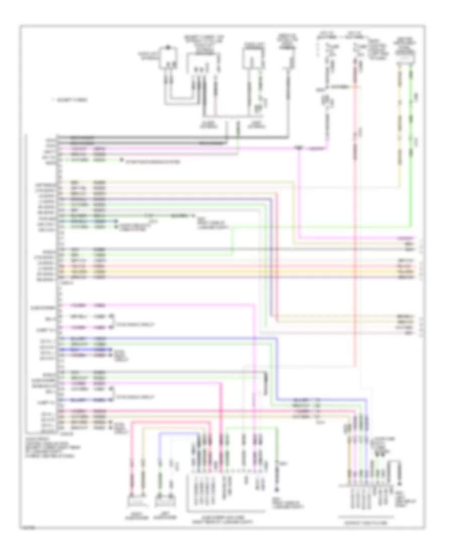 Premium Radio Wiring Diagram 1 of 3 for Lincoln MKZ 2014
