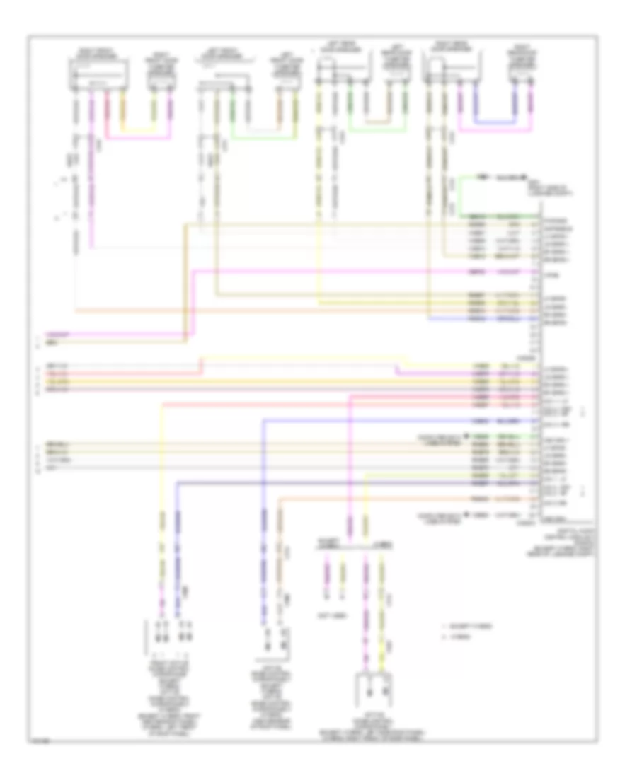 Premium Radio Wiring Diagram (3 of 3) for Lincoln MKZ 2014