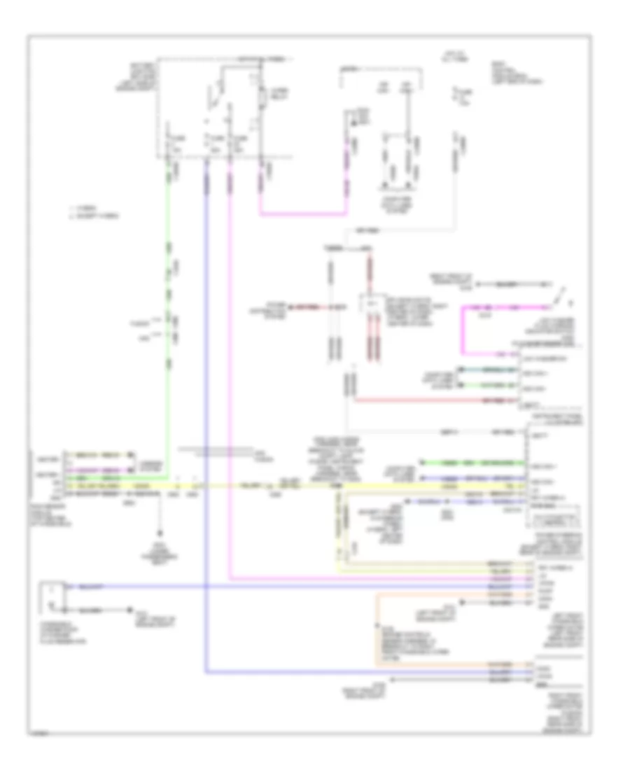 WiperWasher Wiring Diagram for Lincoln MKZ 2014