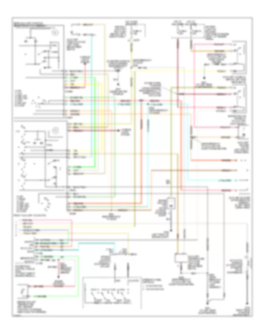Automatic AC Wiring Diagram (2 of 2) for Lincoln Aviator 2004