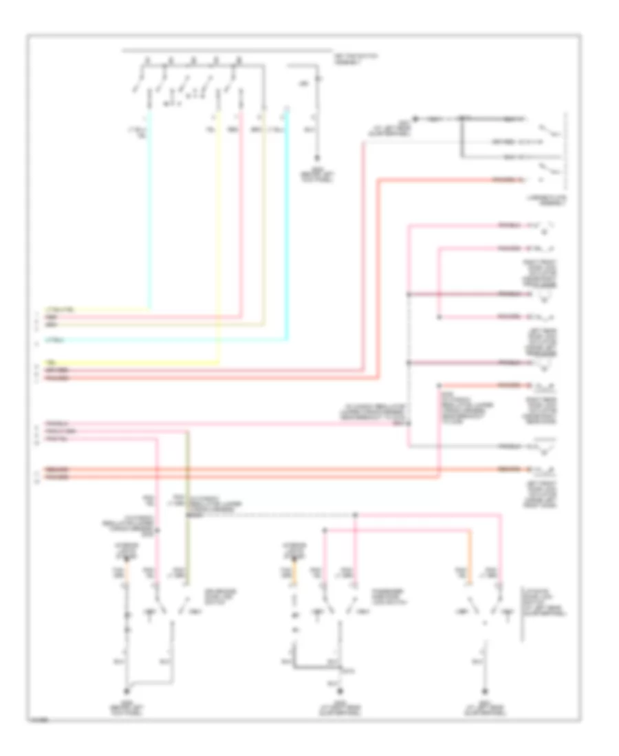 Forced Entry Wiring Diagram 2 of 2 for Lincoln Aviator 2004
