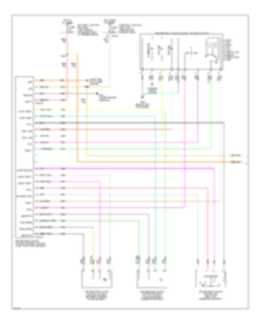Heated Seats Wiring Diagram 1 of 2 for Lincoln Aviator 2004