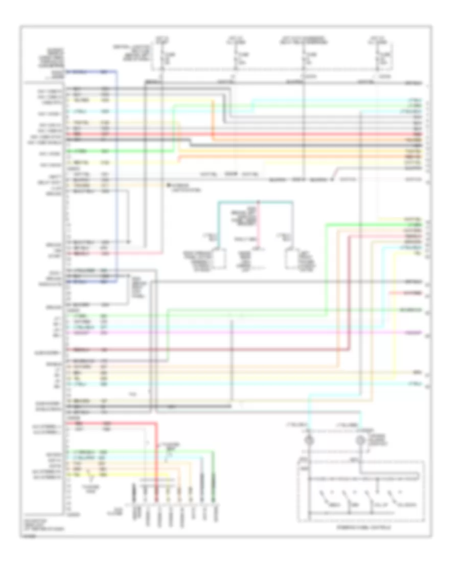Premium Sound Radio Wiring Diagram, with Navigation (1 of 2) for Lincoln Aviator 2004