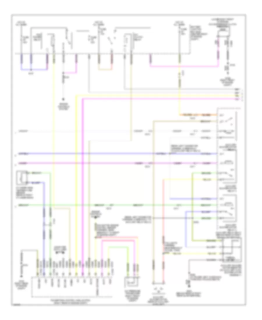 Automatic A C Wiring Diagram with Auxiliary Climate Control 3 of 4 for Lincoln Navigator 2014