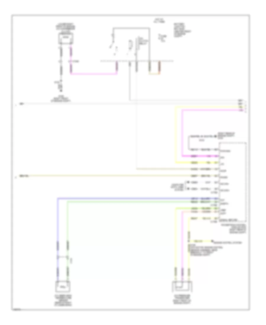 Automatic AC Wiring Diagram, without Auxiliary Climate Control (3 of 4) for Lincoln Navigator 2014