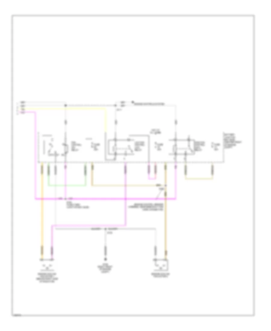 Automatic AC Wiring Diagram, without Auxiliary Climate Control (4 of 4) for Lincoln Navigator 2014