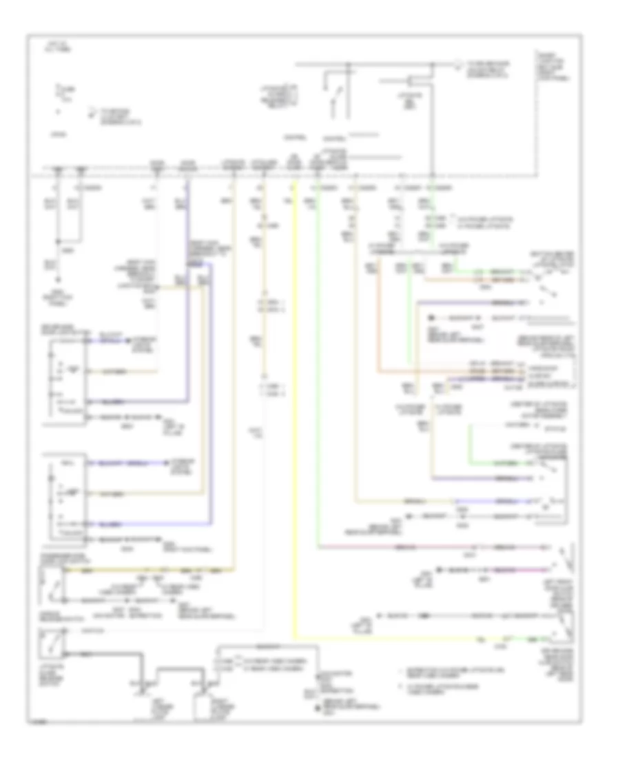 Forced Entry Wiring Diagram 1 of 2 for Lincoln Navigator 2014