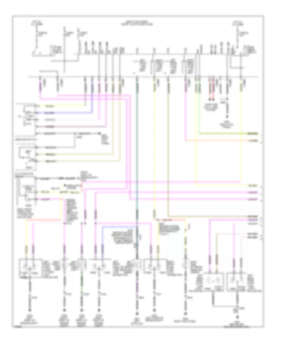 Exterior Lamps Wiring Diagram 1 of 2 for Lincoln Navigator 2014