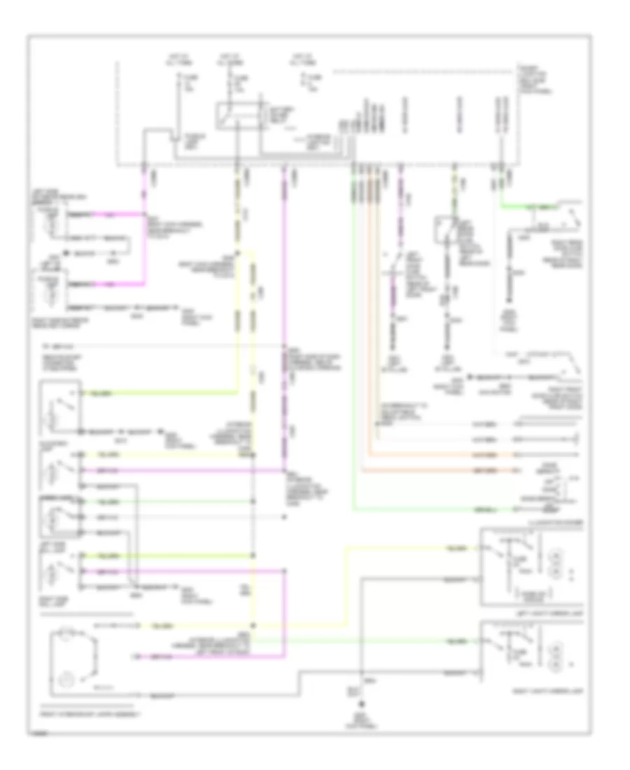 Courtesy Lamps Wiring Diagram for Lincoln Navigator 2014
