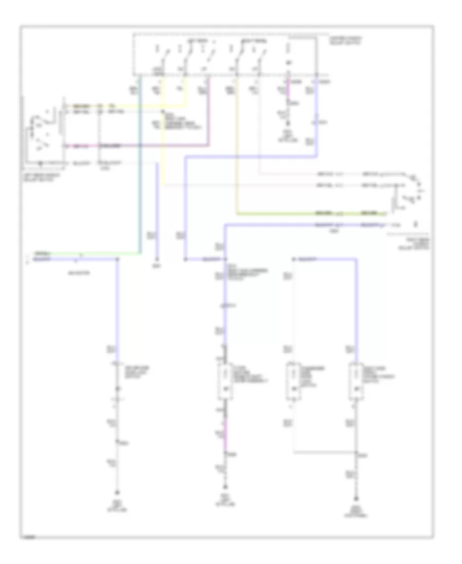 Instrument Illumination Wiring Diagram (3 of 3) for Lincoln Navigator 2014