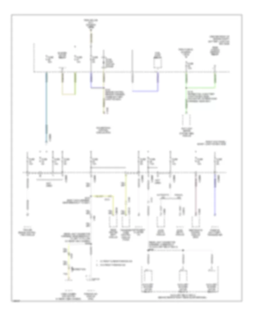 Power Distribution Wiring Diagram 5 of 6 for Lincoln Navigator 2014