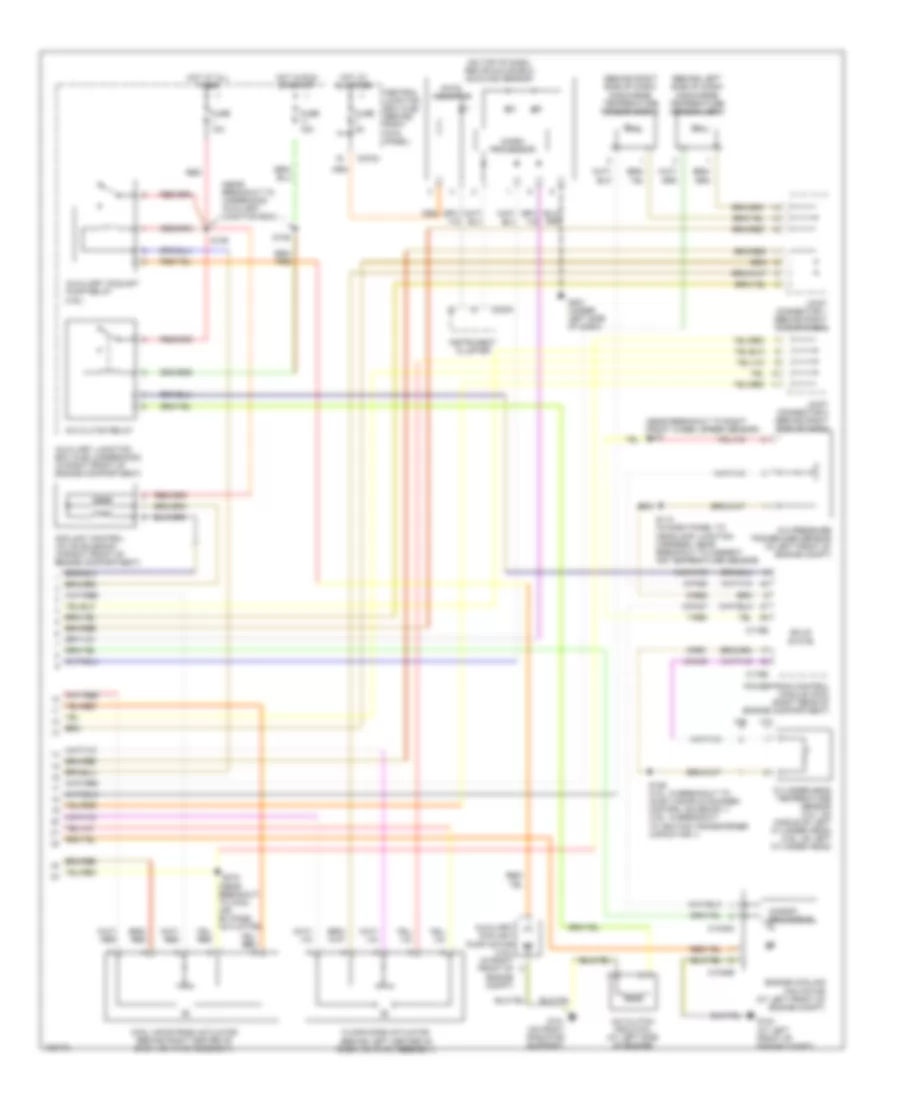 Automatic A C Wiring Diagram 2 of 2 for Lincoln LS 2004