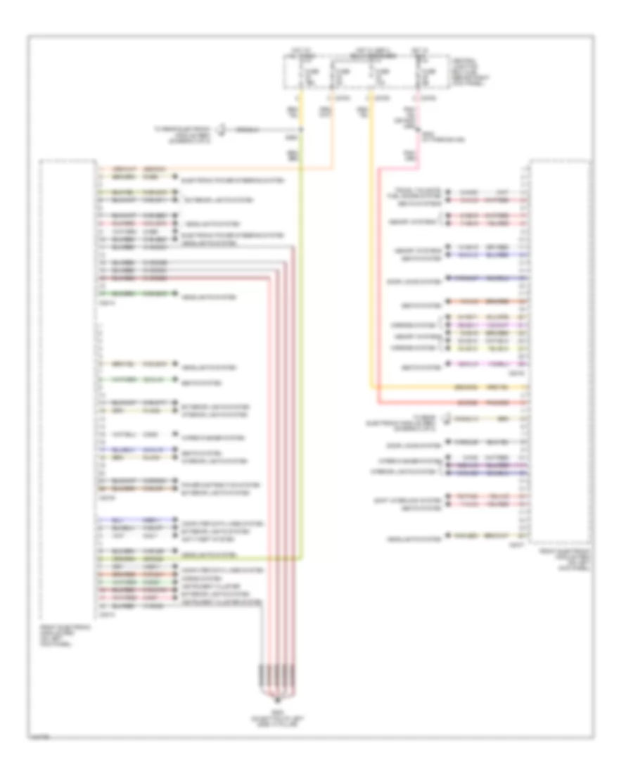 Body Control Modules Wiring Diagram 1 of 2 for Lincoln LS 2004