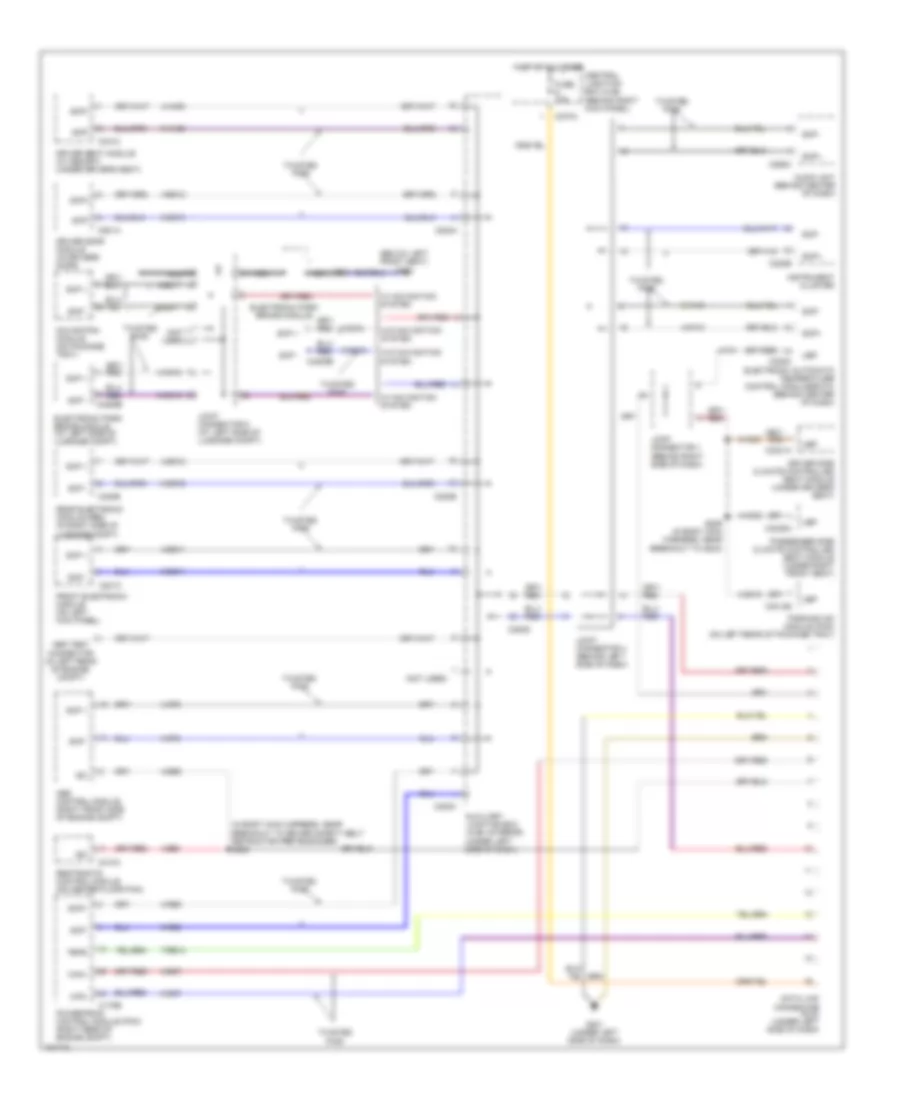 Computer Data Lines Wiring Diagram for Lincoln LS 2004