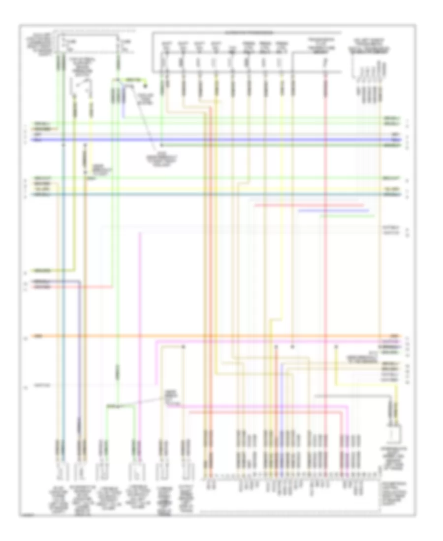 3.9L, Engine Performance Wiring Diagram (2 of 4) for Lincoln LS 2004
